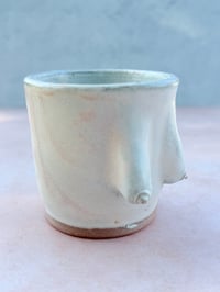 Image 2 of Matte White Titty Tumbler