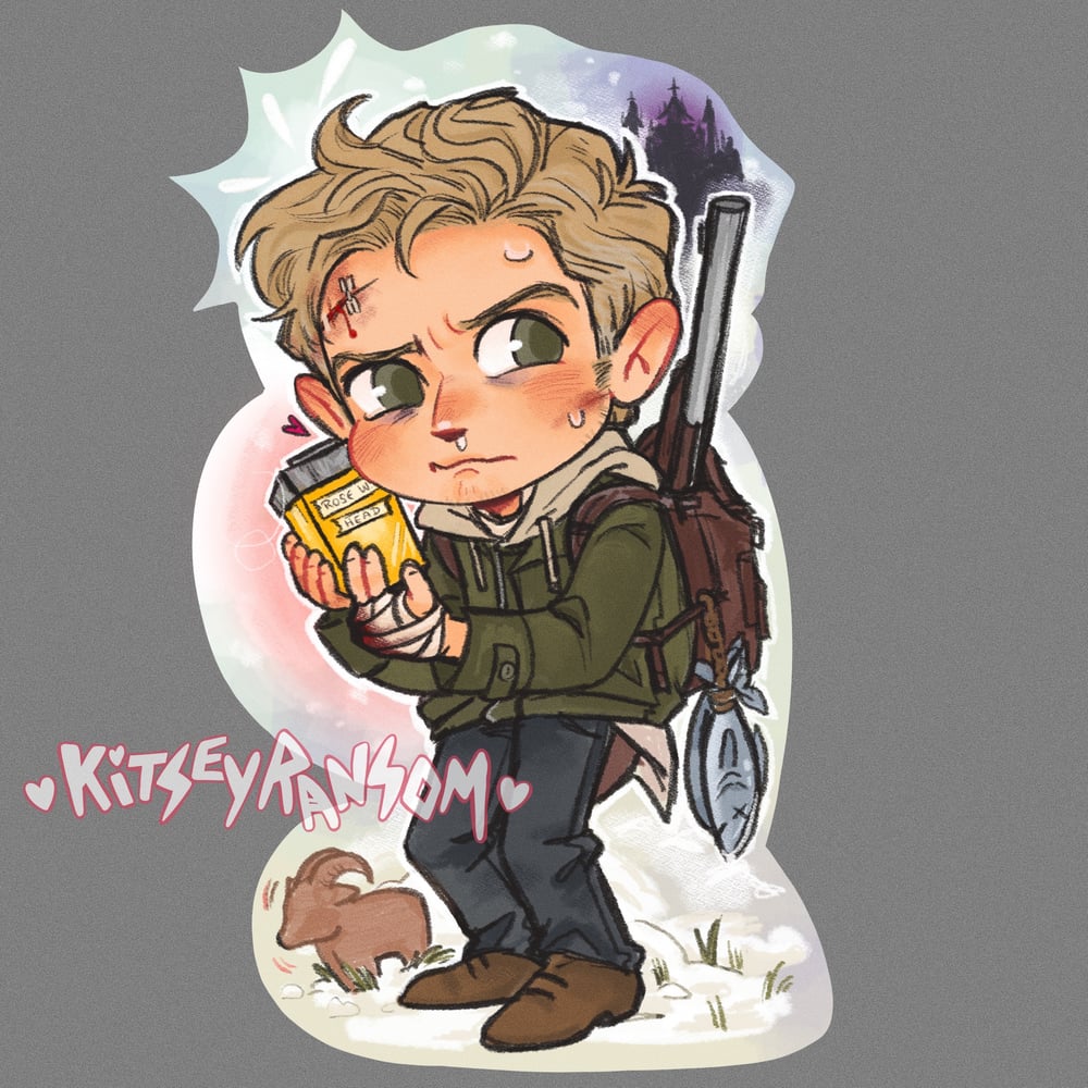 Ethan Winters RE7+RE8 3 IN Double Sided Charm