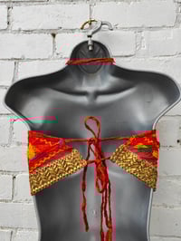 Image 10 of Bralette halter top red and shells