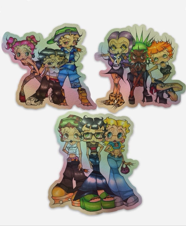 betty boop sticker pack <3