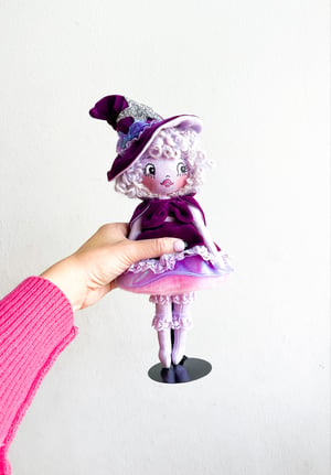 Image of WITCHY GIRL SMALL ART DOLL