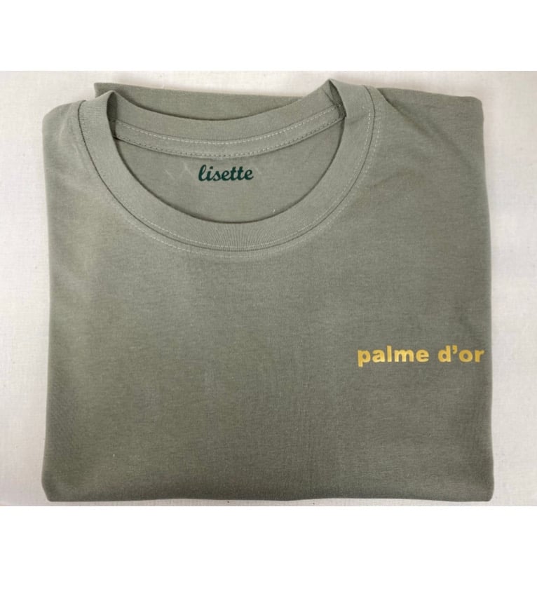 Image of Tee shirt kaki Palme dâ€™or 