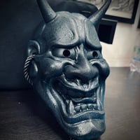 Image 2 of CUSTOM MASK - Hannya - Oxidized Iron Blue