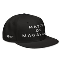Image 7 of Mayor of MAGAVILLE 45-47 TRUMP Snapback Hat