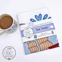 Image 3 of Ship In A Bottle Tea Towel