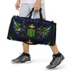 BOSSFITTED Black Neon Green and Blue Duffle bag