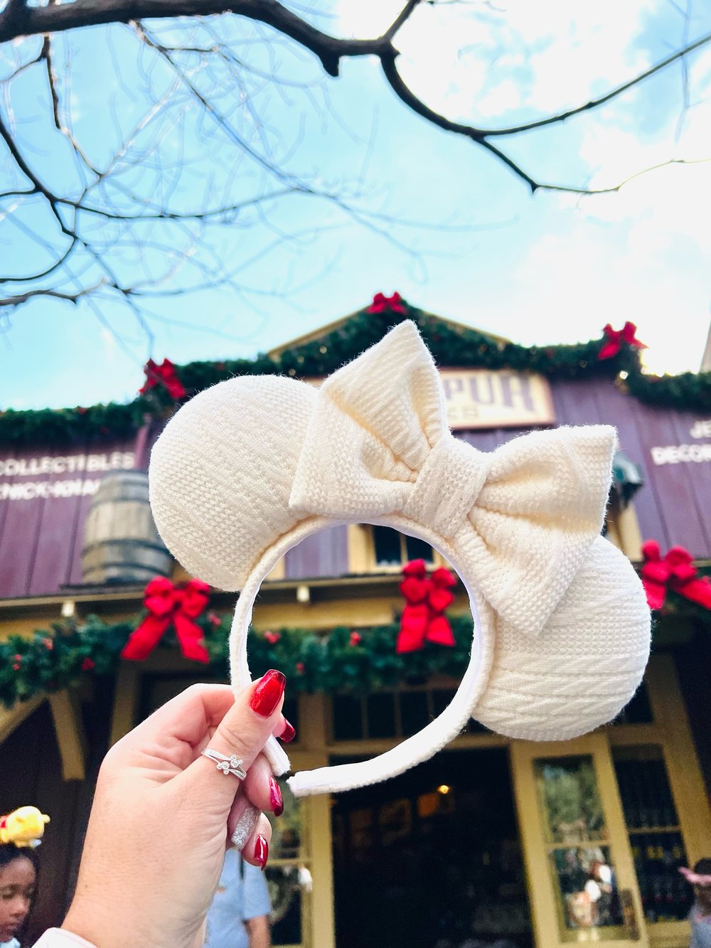 Image of Cream Cozy Sweater Ears