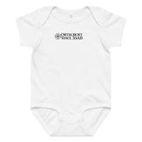 Image 2 of Baby jersey bodysuit with Orthodox saying