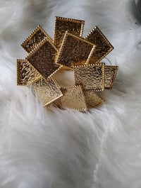 Image 3 of SQUARES GOLDTONE BRACELET 