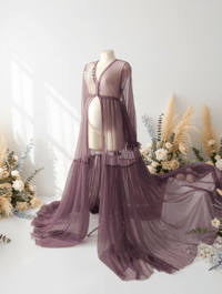 Image 1 of Tulle dress for photoshoot | Melissa | size S-M-L | purple