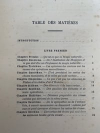 Image 3 of La magie naturelle, de Jean Baptiste De Porta, édition de 1930, texte de 1631. 