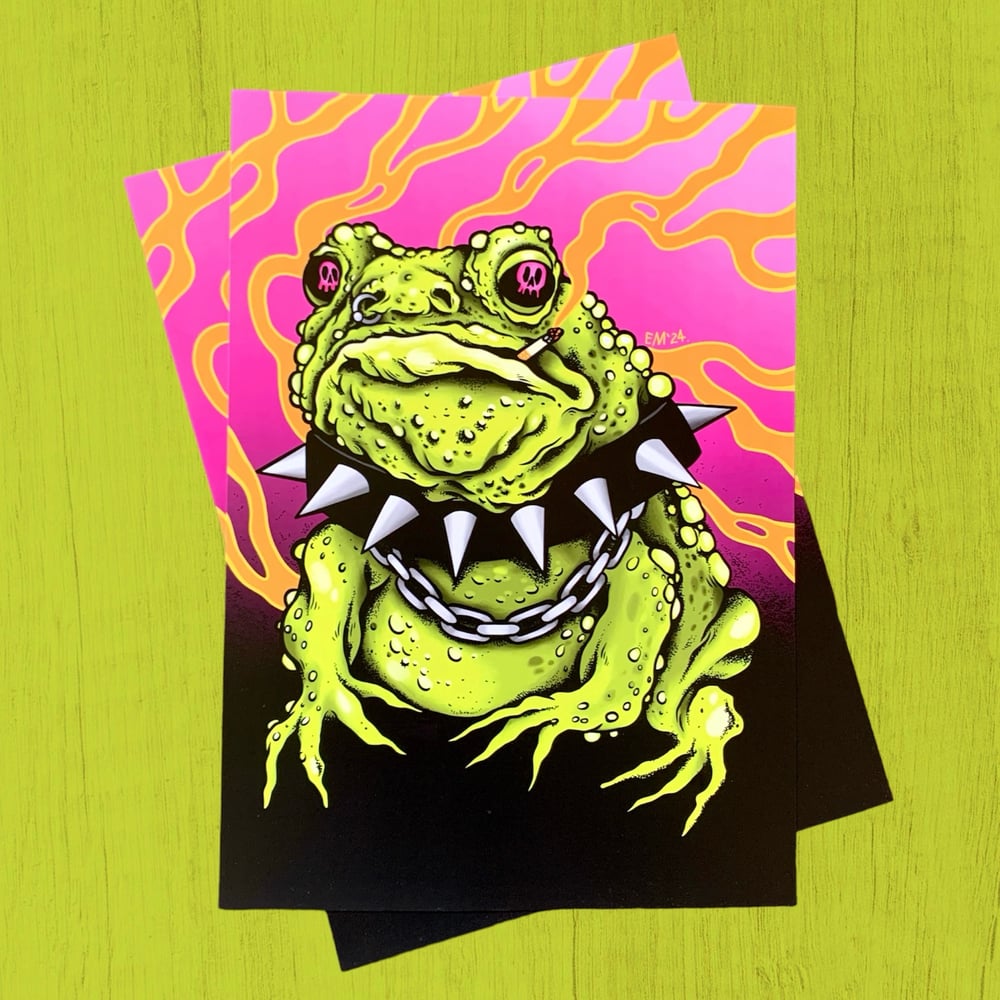 Toxic Toad Emetic Art print 