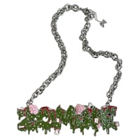 Image 1 of zombie nameplate necklace 