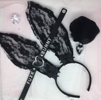 Black lace 🐰 petplay set 