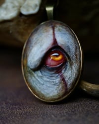 Image 20 of Pennywise Eye glow in the dark pendant OOAK