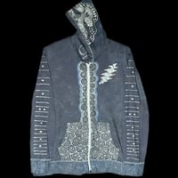 Image 2 of XL Ladies Lightweight Hoodie dusty blue