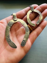 Image 9 of sterling silver Rumi quote naja pendant