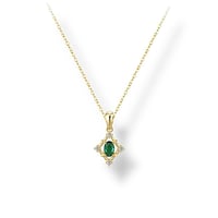 Image 1 of Emerald Star Necklace