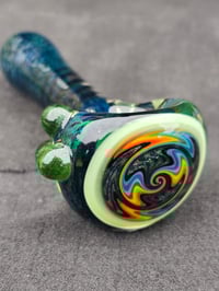 Image 1 of Experimental Green Wig Wag Pipe 