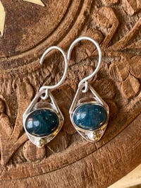 Image 5 of Neon Apatite Earrings