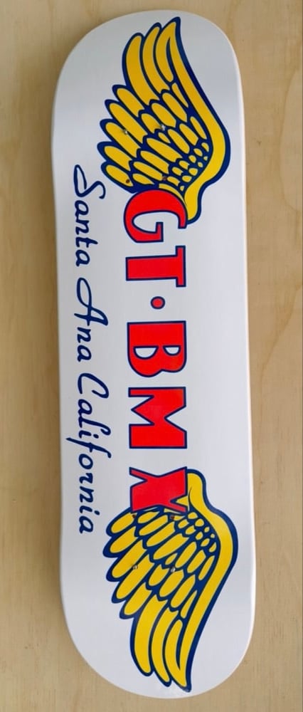 GT Bmx Wings Santa Ana White Bmx Skateboard