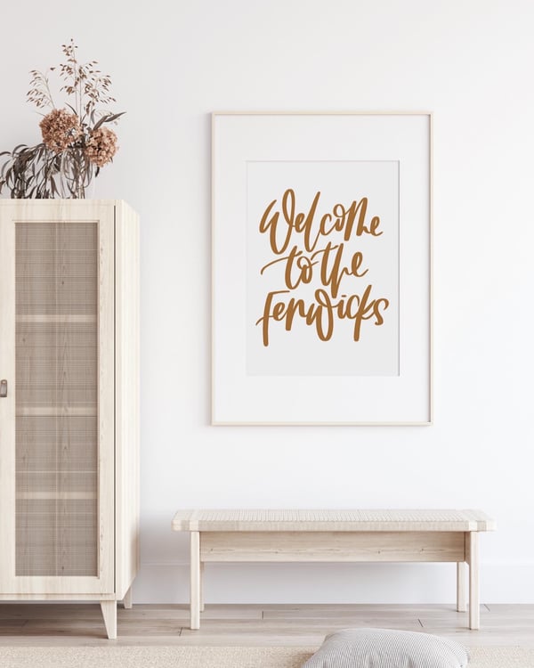 Image of Welcome To The … Print