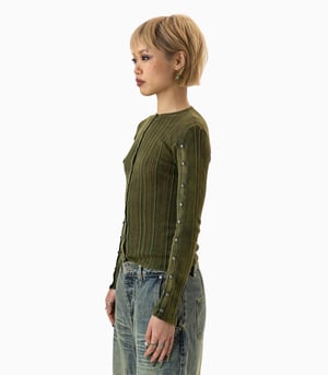 Image of PROTÉMOA - Touch Grass Cardigan