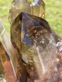 Image 9 of Smoky Citrine Points Cluster #1876