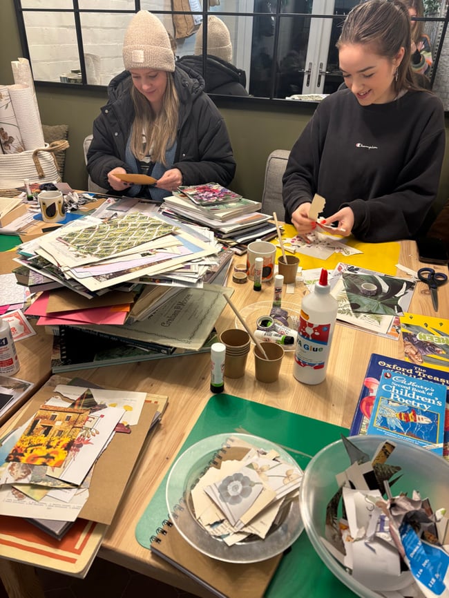 Relaxing Guided Collage Workshop
