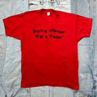 Image 2 of Late 70s Save A Mouse Eat A Pussy Sz L