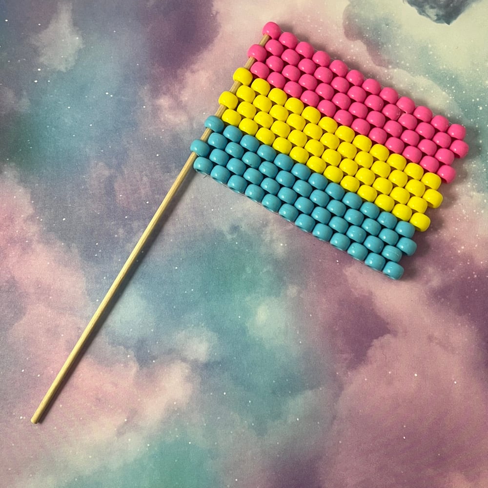 Image of Beaded Pride Flags Kandi