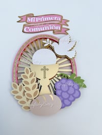 Image 1 of Mi Primera Comunión Topper SVG / Archivo Digital 
