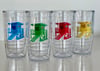 Crystal Classic 16 oz Tumblers, with Lids