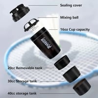 Image 8 of Protein Shake Bottle w/Compartment