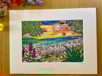 Image 1 of Sunset Garden Print