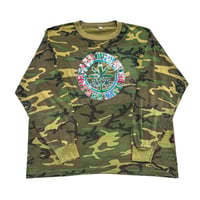 Image 1 of Vintage Iron-On Mother Nature Long Sleeve T-Shirt