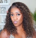 Temu Highlighted Deep Wave Wig