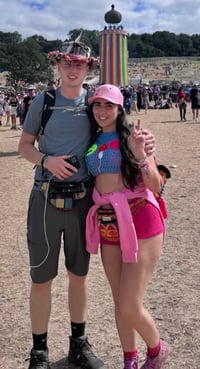 Image 3 of Mush love crop top