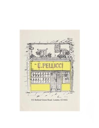 PELLICCI CAFE ILLUSTRATED TEA TOWEL