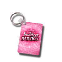 The baddest bad doll keychain
