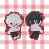 Image 2 of The Summer Hikaru Died Glitter Frosted Stickers