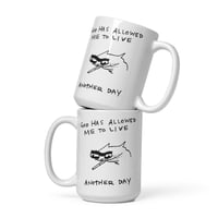 Image 1 of White glossy mug ANOTHER DAY 
