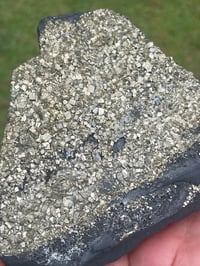 Image 2 of Shungite With Cubic Pyrite #1640