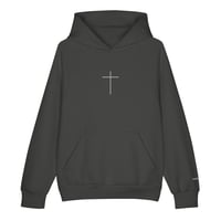 Image 3 of 16oz Super Heavyweight Cross Hoodie 