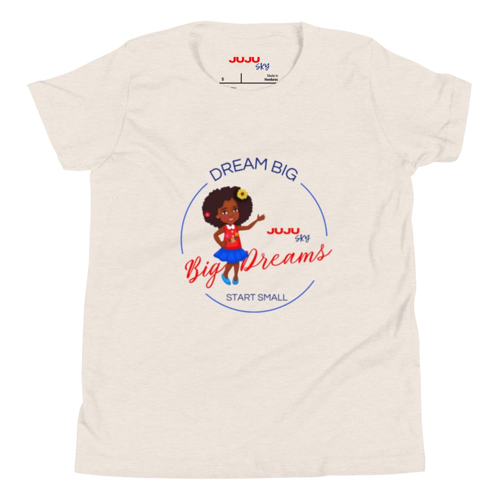 Juju Sky Dream Big, Start Small Youth Short Sleeve T-Shirt