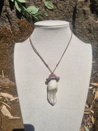 Image 1 of Clear Quartz Mossy Mushroom 