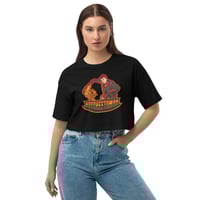 Image 1 of Old HotCheetoMan's Logo Women Loose drop shoulder crop top