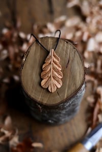 Image 7 of Oak Leaf- Pendant  Necklace 