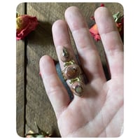 Image 1 of Ishtar Solid Brass and Opal Ring