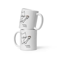 Image 3 of f coffee White glossy mug 